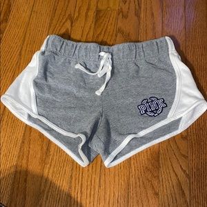 PINK vs sweat shorts